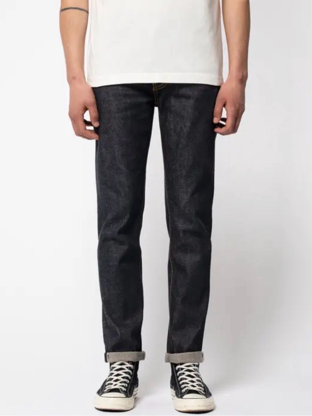 Nudie Jeans Lean Dean Dry True Selvage 32x32 Slim Taper Raw Denim
